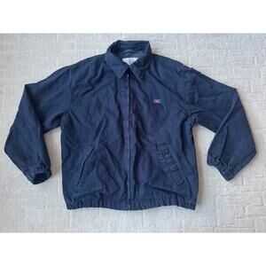 VTG Valentino Sport Jacket Men's Bomber Windbreaker Chore Coat